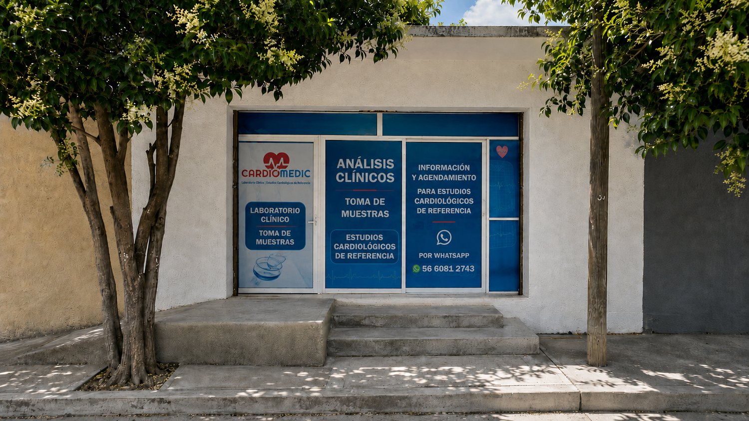 Fachada de Cardiomedic en Teotihuacán