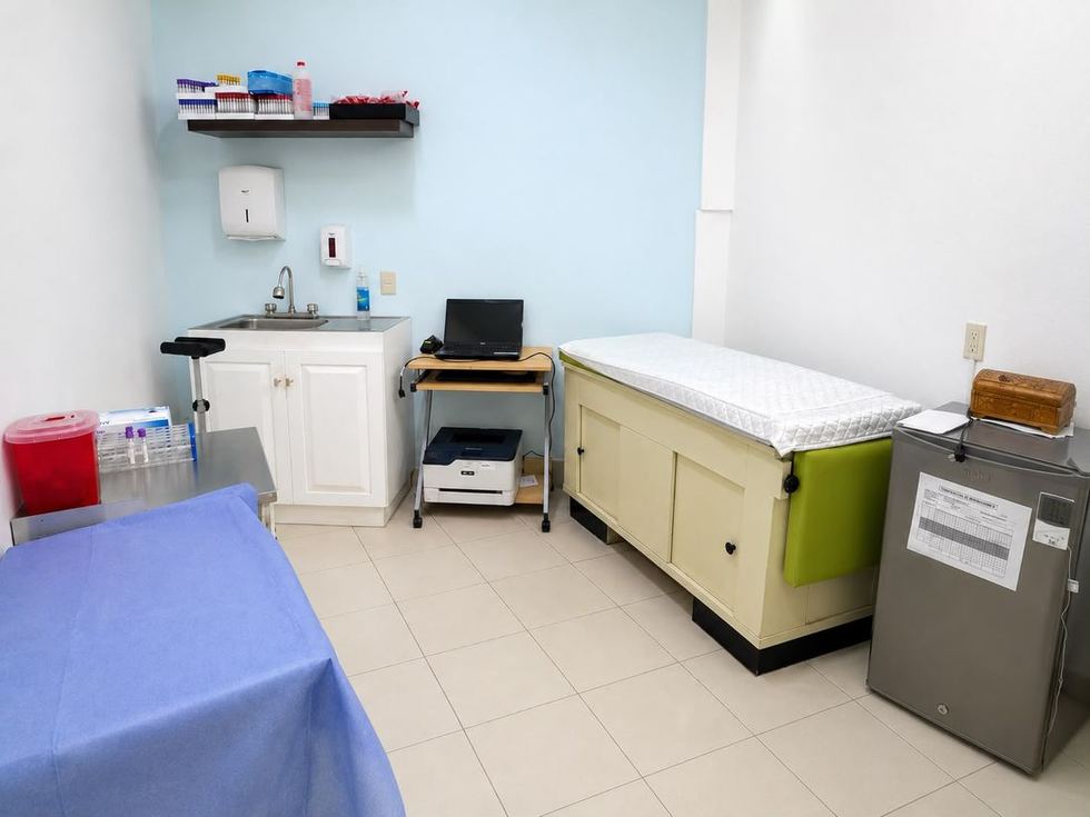 Área de toma de muestras de Cardiomedic